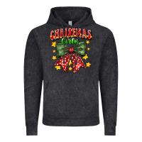 Vintage Black festive holiday bow design Vintage Hoodie - CowhideDigitalArt