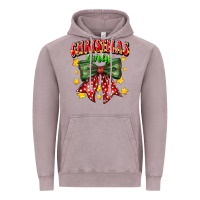 Vintage Zinc festive holiday bow design Vintage Hoodie - CowhideDigitalArt