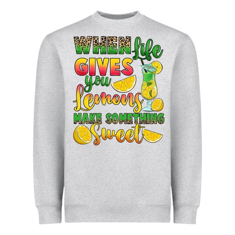 When Life Gives You Lemons Make Something Heavyweight Sweatshirt by RanaPortraitStore | Teevron