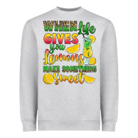 Heather Grey when life gives you lemons make something Heavyweight Sweatshirt - RanaPortraitStore