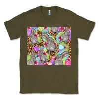 Army Green Easter bunnys eggs Classic Tee - OliviaCreatesArt