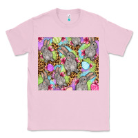 Bubblegum Pink Easter bunnys eggs Classic Tee - OliviaCreatesArt