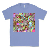 Colony Blue Easter bunnys eggs Classic Tee - OliviaCreatesArt