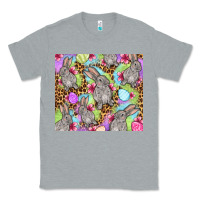 Heather Grey Easter bunnys eggs Classic Tee - OliviaCreatesArt