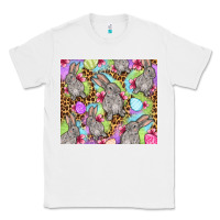 White Easter bunnys eggs Classic Tee - OliviaCreatesArt
