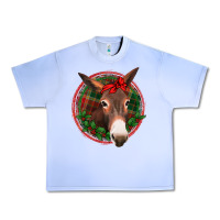 Grape Ice Christmas donkey with bandana Urban Heavy Tee - Jasminsmagicworld