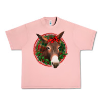 Salmon Christmas donkey with bandana Urban Heavy Tee - Jasminsmagicworld