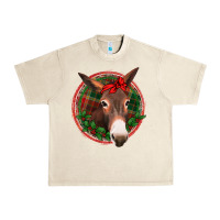 Sandshell Christmas donkey with bandana Urban Heavy Tee - Jasminsmagicworld