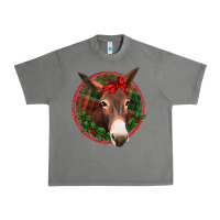 Tornado Christmas donkey with bandana Urban Heavy Tee - Jasminsmagicworld