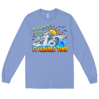 Colony Blue Countdown Is Over It's Cruise Time Long Sleeve Tee - CowhideDigitalArt