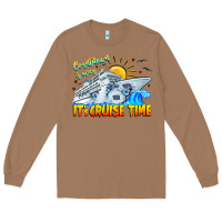 Toasted Coconut Countdown Is Over It's Cruise Time Long Sleeve Tee - CowhideDigitalArt