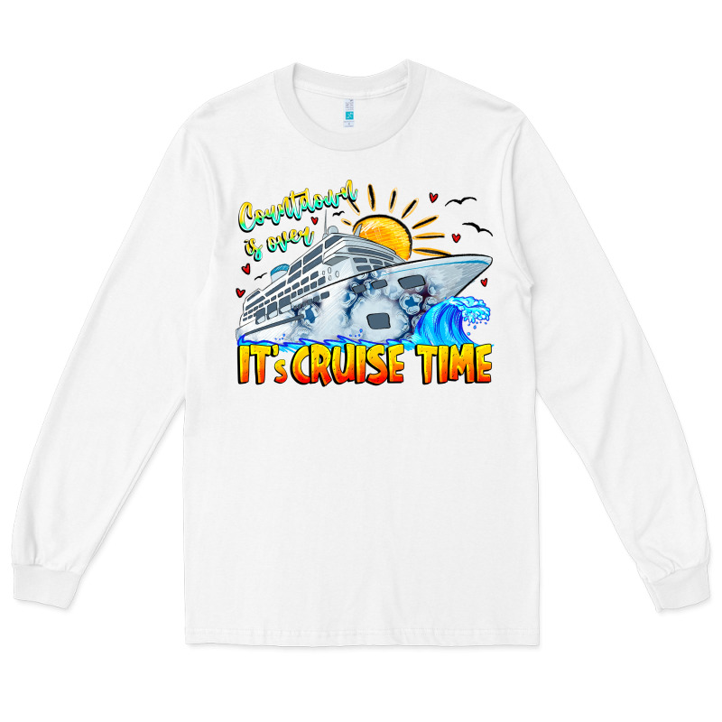 Countdown Is Over It's Cruise Time Long Sleeve Tee by CowhideDigitalArt | Teevron