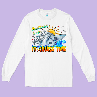 Countdown Is Over It's Cruise Time Long Sleeve Tee Designed By Cowhidedigitalart