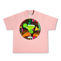 Salmon hispanic heritage month round earrings 2 Urban Heavy Tee - BundleAndBundleShop
