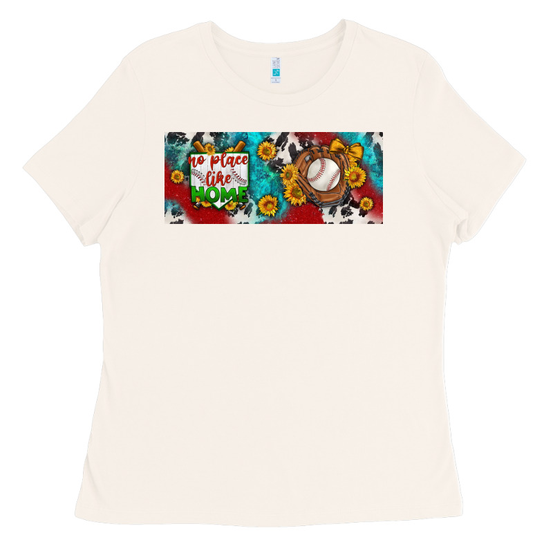 No Place Like Home Baseball Ladies Tee by BundleAndBundleShop | Teevron