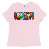 Bubblegum Pink no place like home baseball Ladies Tee - BundleAndBundleShop