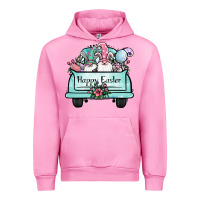 Fuchsia Pink easter gnomes truck Urban Hoodie - Jasminsmagicworld