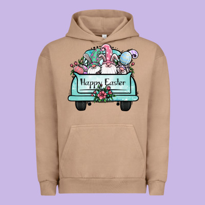 Easter Gnomes Truck Urban Hoodie Designed By Jasminsmagicworld