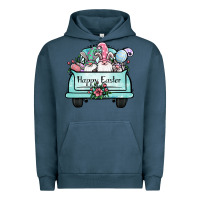 Pigment Midnight Navy easter gnomes truck Urban Hoodie - Jasminsmagicworld
