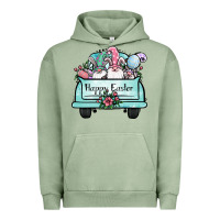 Pigment Oil Green easter gnomes truck Urban Hoodie - Jasminsmagicworld