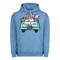 Pigment Pebble Blue easter gnomes truck Urban Hoodie - Jasminsmagicworld