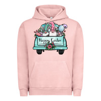 Pigment Salmon easter gnomes truck Urban Hoodie - Jasminsmagicworld