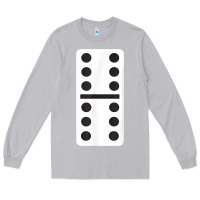 Moon Dust double six dominoes tshirt halloween costume 6 6 domino game t shirt Long Sleeve Tee - baoMotion