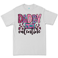 Dove Grey daddy is my valentine Premium Tee - OliviaCreatesArt