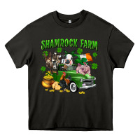 Asphalt Shamrock farm Heavy Core Tee - CowGirlArtShop