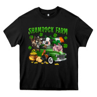 Black Shamrock farm Heavy Core Tee - CowGirlArtShop