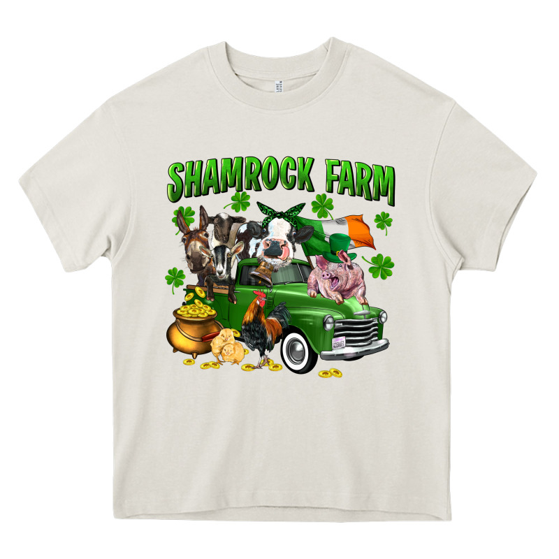 Shamrock Farm Heavy Core Tee by CowGirlArtShop | Teevron