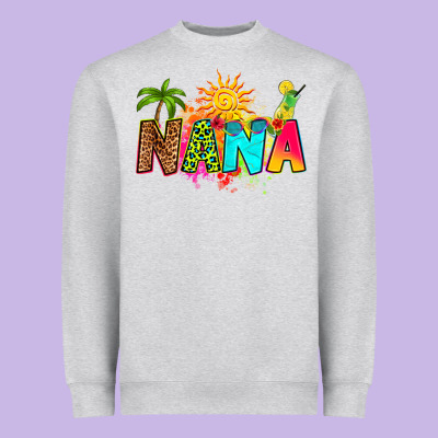 Summer Nana Heavyweight Sweatshirt Designed By Ranaportraitstore