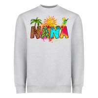 Heather Grey summer nana Heavyweight Sweatshirt - RanaPortraitStore