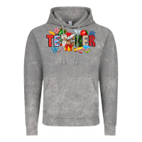 Cloud Rock Christmas teacher Vintage Hoodie - CowhideDigitalArt