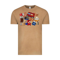 Vintage Camel postal worker coffee cups Vintage Tee - FaDigitalArtStudio