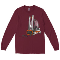 Burgundy Forklift Long Sleeve Tee - LillyAllenDesigns