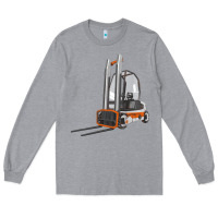 Heather Grey Forklift Long Sleeve Tee - LillyAllenDesigns