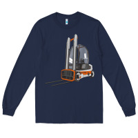 Navy Forklift Long Sleeve Tee - LillyAllenDesigns