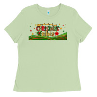 Matcha christmas vibes libbey glass Ladies Tee - BundleAndBundleShop