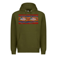 Army Green usa map 15oz mug Premium Hoodie - Artiststas