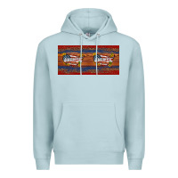 Blue Mist usa map 15oz mug Premium Hoodie - Artiststas