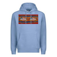 Colony Blue usa map 15oz mug Premium Hoodie - Artiststas