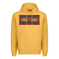 Mustard usa map 15oz mug Premium Hoodie - Artiststas