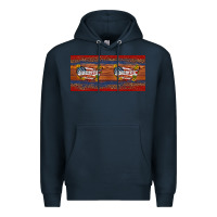 Navy usa map 15oz mug Premium Hoodie - Artiststas