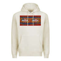 Oatmeal Heather usa map 15oz mug Premium Hoodie - Artiststas