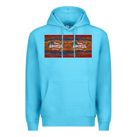 Ocean Blue usa map 15oz mug Premium Hoodie - Artiststas