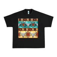 Black native american aztec seamless pattern 3 Urban Heavy Tee - BundleAndBundleShop