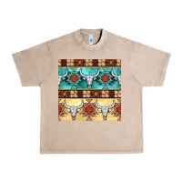 French Oak native american aztec seamless pattern 3 Urban Heavy Tee - BundleAndBundleShop