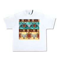 White native american aztec seamless pattern 3 Urban Heavy Tee - BundleAndBundleShop