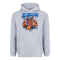 Afro American Girl Sneakers Heavyweight Hoodie | Teevron